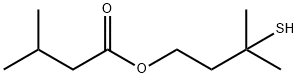 3-MERCAPTO-3-METHYL BUTYL ISOVALERATE 结构式