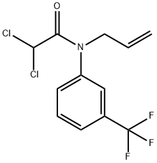 N-烯丙基-N-二氯乙酰间三氟甲基苯胺 结构式