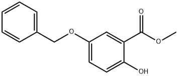 5-(苄氧基)-2-羟基苯甲酸甲酯 结构式