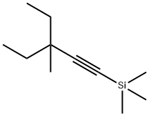 3-Ethyl-3-methyl-1-trimethylsilyl-1-pentyne 结构式