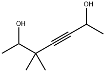 5,5-Dimethyl-3-heptyne-2,6-diol 结构式