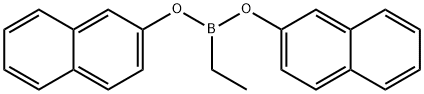 Ethylbis(2-naphthalenyloxy)borane 结构式