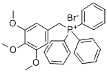 三苯基(3,4,5-三甲氧苄基)溴化磷 结构式