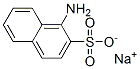 1-氨基萘-2-磺酸钠 结构式