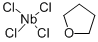 四氯双(四氢呋喃基)铌 结构式