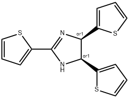 CIS-2,4,5-TRIS(2-THIENYL)IMIDAZOLINE 结构式