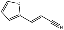 (E)-3-(2-呋喃)丙烯腈 结构式