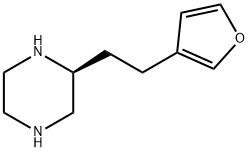 Piperazine, 2-[2-(3-furanyl)ethyl]-, (2S)- (9CI) 结构式