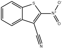 Benzo[b]thiophene-3-carbonitrile, 2-nitro- (9CI) 结构式