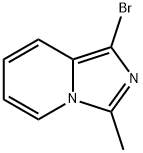 1-溴-3-甲基咪唑并[1,5-A]吡啶 结构式