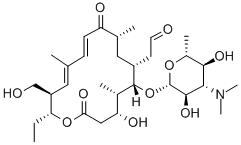 化合物MYCAMINOSYLTYLONOLIDE 结构式
