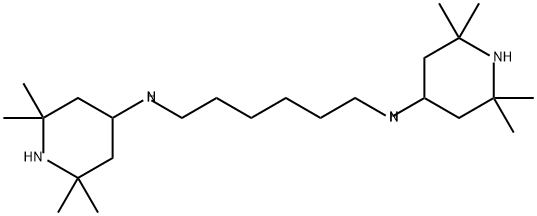 N,N'-双-(2,2,6,6-四甲基-4-哌啶基)-1,6-己二胺 结构式