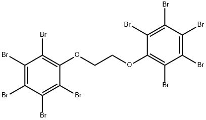 1,1'-[ethane-1,2-diylbisoxy]bis[pentabromobenzene] 结构式