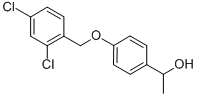 1-(4-[(2,4-二氯苄基)氧基]苯基)-1-乙醇 结构式
