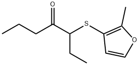 3-(2-甲基-3-呋喃硫基)-4-庚酮 结构式