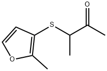 3-[(2-甲基-3-呋喃)硫基]-2-丁酮 结构式