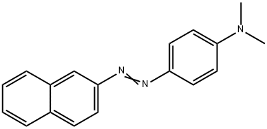 4-(N,N-DIMETHYLAMINO)BENZENEAZO-2-NAPHTHALENE 结构式