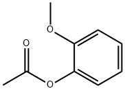 乙酸-2-甲氧基苯酯 结构式