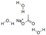 三水合醋酸钠 结构式