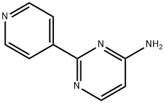 2-(4-吡啶基)-4-氨基嘧啶 结构式