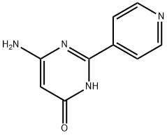 2-(4-PYRIDYL)-4-AMINO-6-HYDROXY PYRIMIDINE 结构式