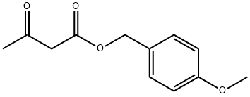 3-Oxobutanoic acid 4-methoxybenzyl ester 结构式