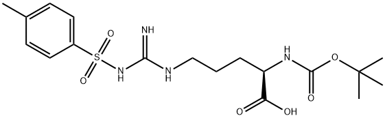 BOC-对甲基苯磺酰-D-精氨酸 结构式