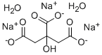 柠檬酸钠二水合物 结构式