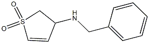 3-(苄氨基)-2,3-二氢噻吩1,1-二氧化物 结构式