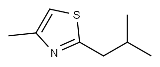 2-异丁基-4-甲基噻唑 结构式