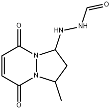 Hydrazinecarboxaldehyde, 2-(2,3,5,8-tetrahydro-3-methyl-5,8-dioxo-1H-pyrazolo[1,2-a]pyridazin-1-yl)- (9CI) 结构式