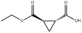 1,2-Cyclopropanedicarboxylicacid,monoethylester,(1R,2R)-(9CI) 结构式