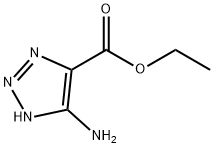 5-氨基-1,2,3-三唑-4-甲酸乙酯 结构式