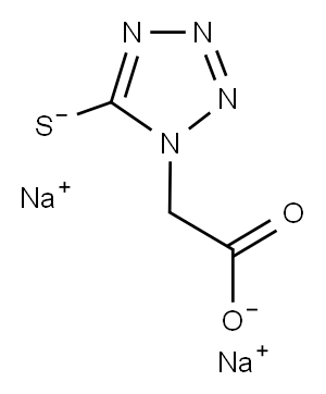 5-硫桥-1H-四唑-1-乙酸钠 结构式