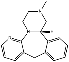 S-米氮平 结构式