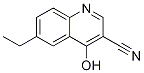 3-Quinolinecarbonitrile, 6-ethyl-4-hydroxy- 结构式