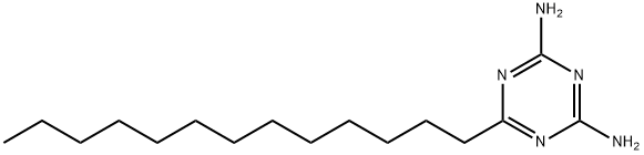 6-十三烷基-1,3,5-三嗪-2,4-二胺 结构式