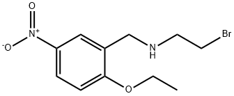 N-(2-Bromoethyl)-2-ethoxy-5-nitrobenzylamine 结构式