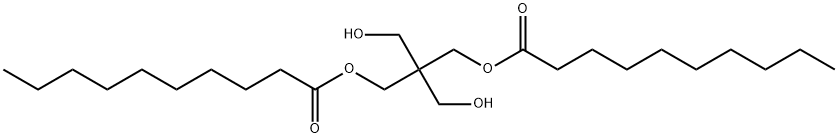 2,2-bis(hydroxymethyl)-1,3-propanediyl didecanoate 结构式