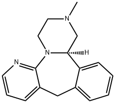 R-米氮平 结构式