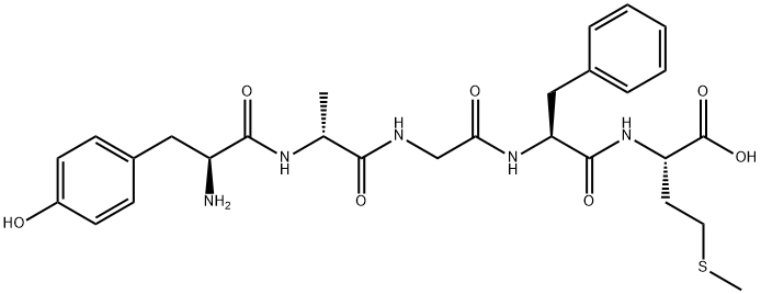 TYR-D-ALA-GLY-PHE-MET 结构式