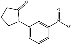 1-(3-硝基苯基)-2-氧代吡咯烷 结构式