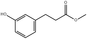 3-(3-羟苯基)丙酸甲酯 结构式