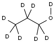 丙醇-D8 结构式