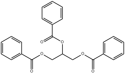 甘油三苯甲酸酯 结构式