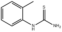 N-邻甲苯基硫脲 结构式