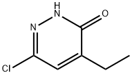 6-氯-4-乙基哒嗪-3(2H)-酮 结构式