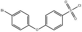 4-(4-BROMO-PHENOXY)-BENZENESULFONYL CHLORIDE 结构式