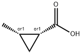 顺式-2-甲基环丙烷羧酸 结构式