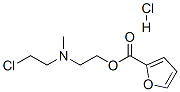 2-(2-chloroethyl-methyl-amino)ethyl furan-2-carboxylate hydrochloride 结构式